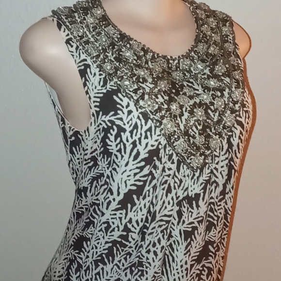 🌈HP🌼Tory Burch beaded coral reef shift dress - Picture 2 of 13